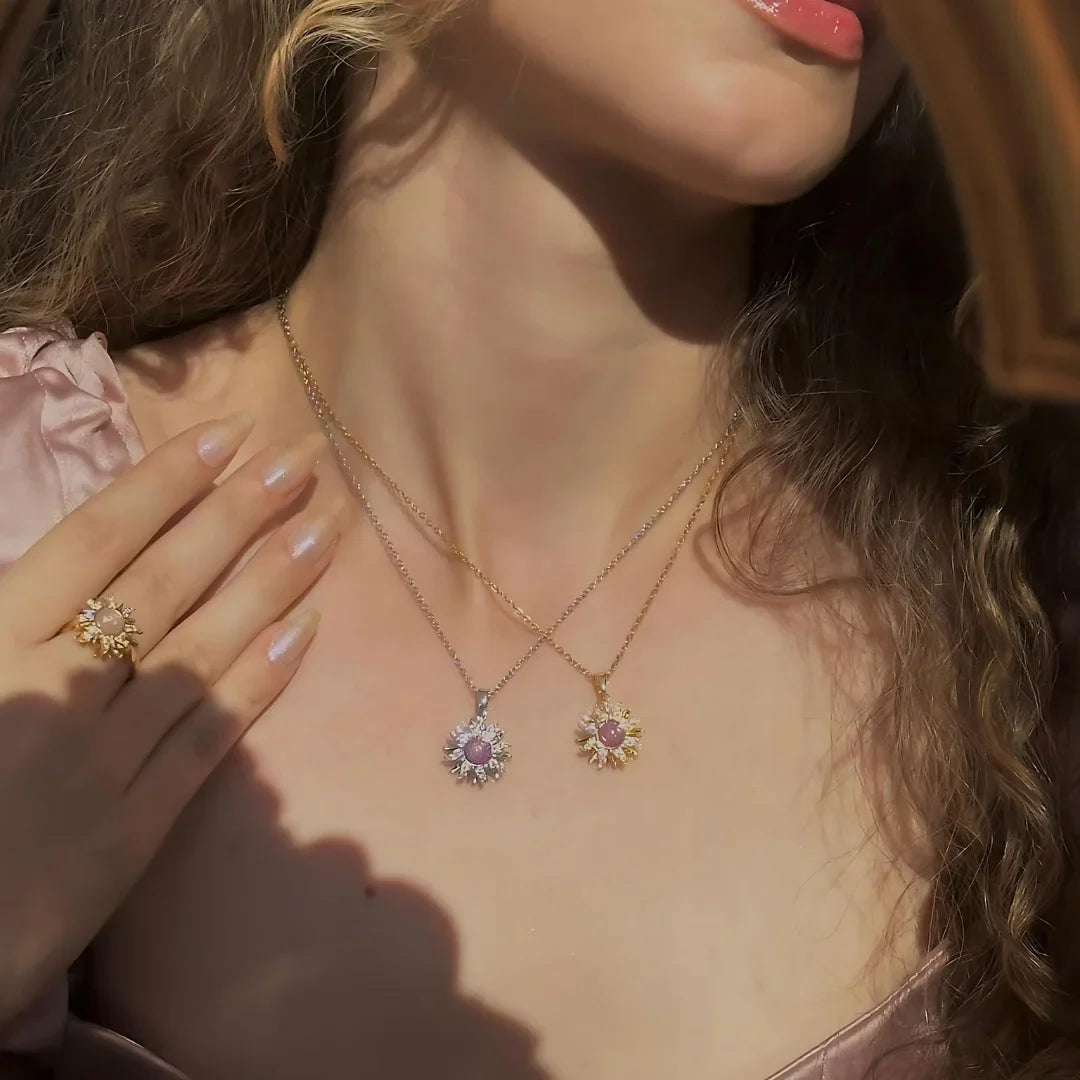 Livurah™ Rapunzel Spinning Sun Necklace