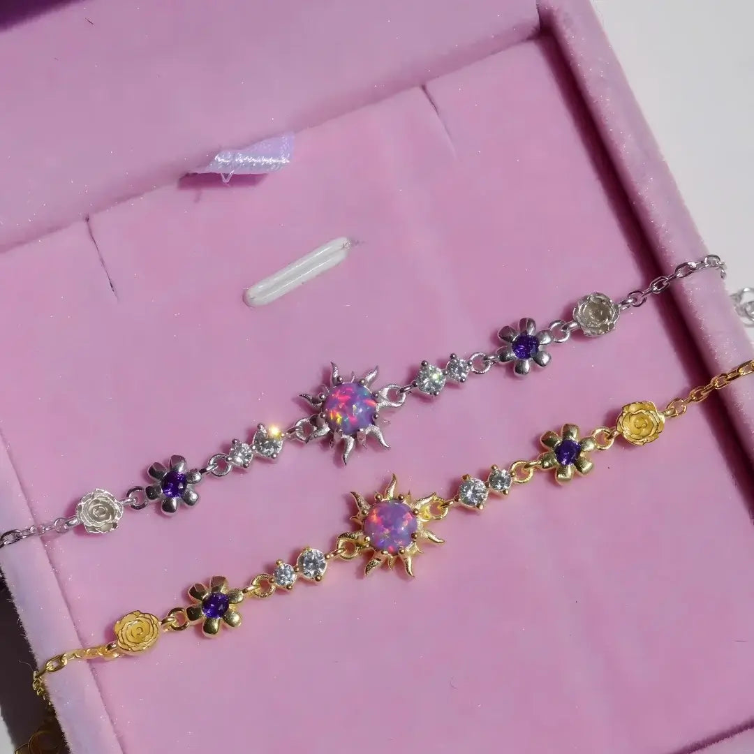 Livurah™ Rapunzel Sunflower Opal Bracelet