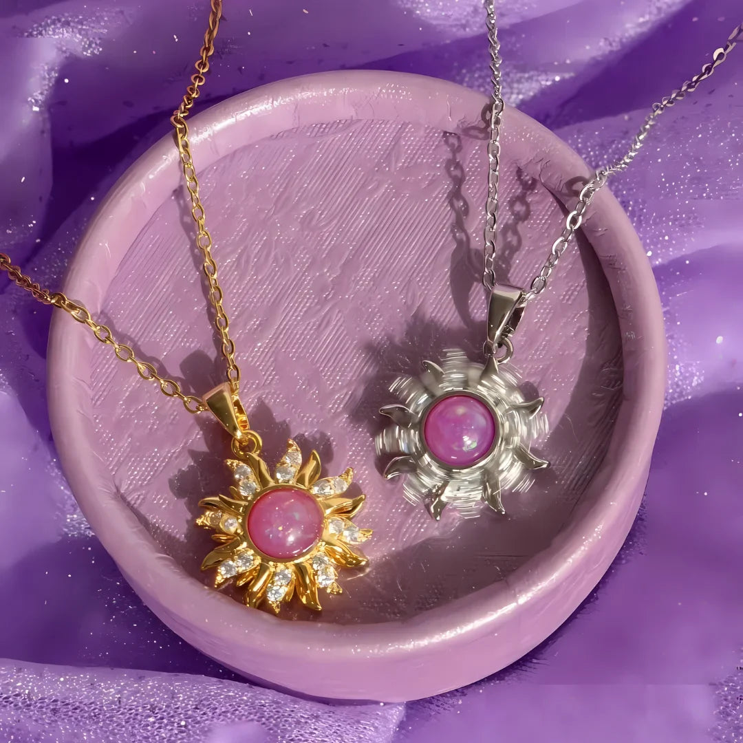 Livurah™ Rapunzel Spinning Sun Necklace