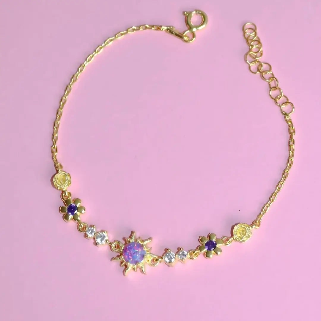 Livurah™ Rapunzel Sunflower Opal Bracelet