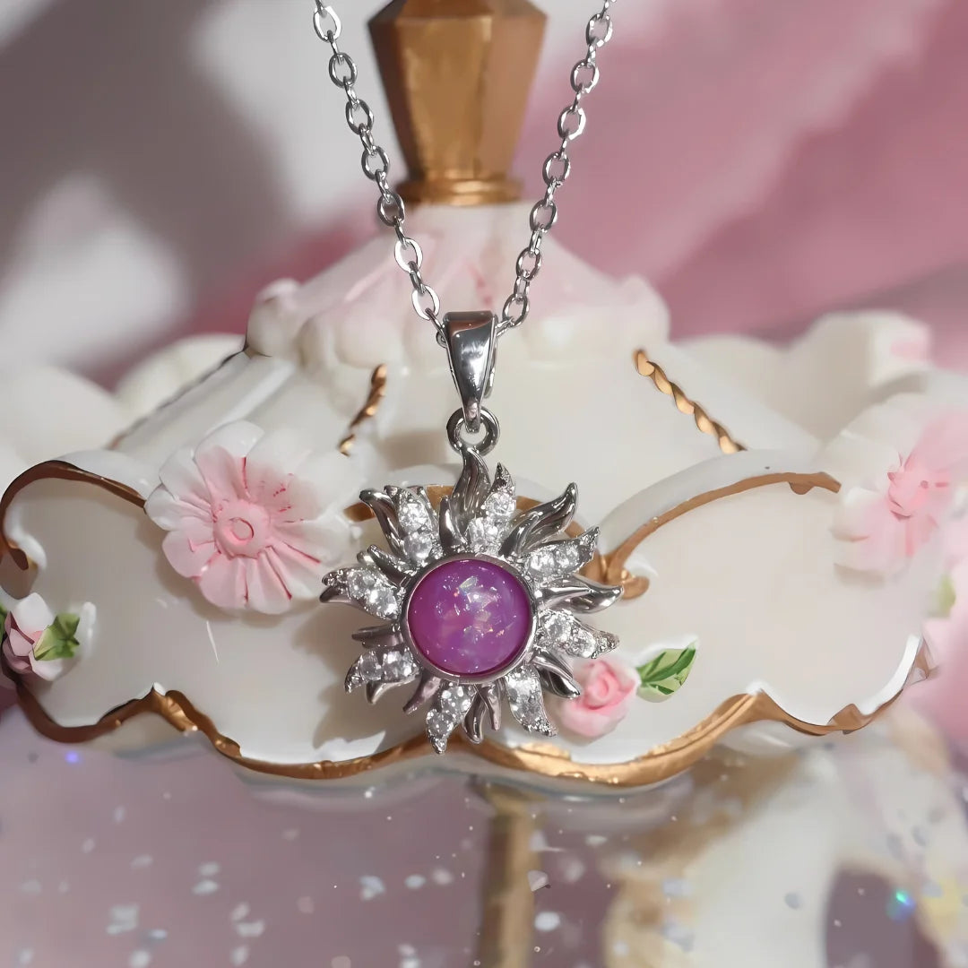 Livurah™ Rapunzel Spinning Sun Necklace