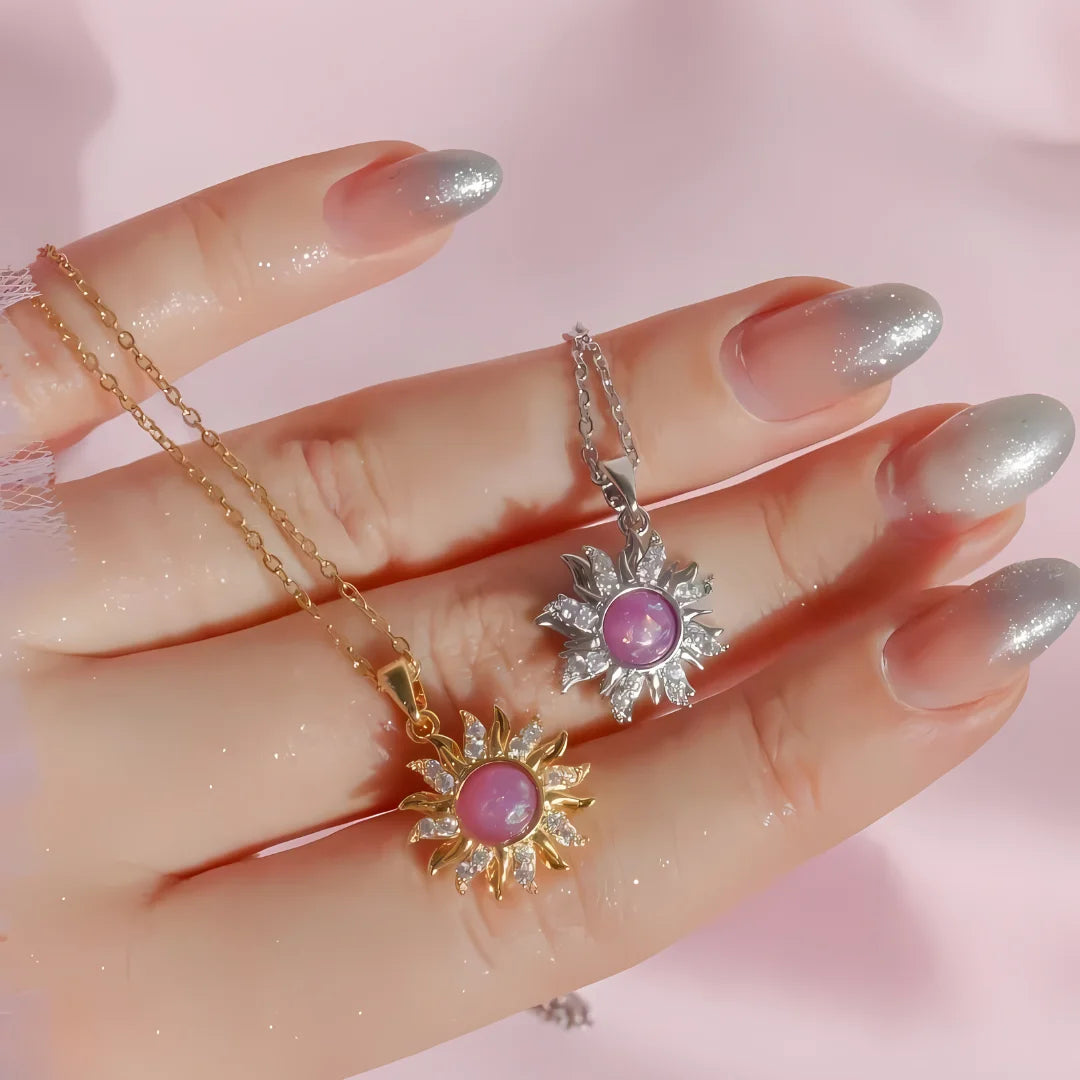 Livurah™ Rapunzel Spinning Sun Necklace