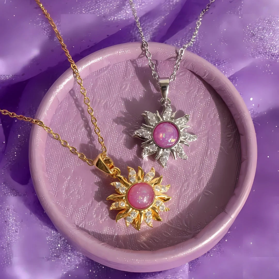 Livurah™  Rapunzel Spinning Sun Necklace