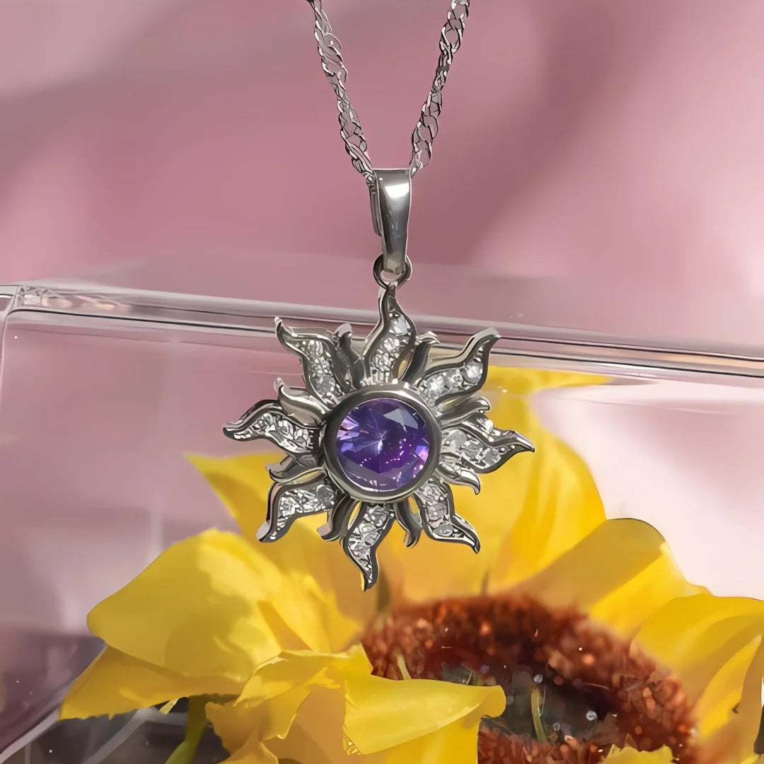 Livurah™  Rapunzel Purple Sun Necklace