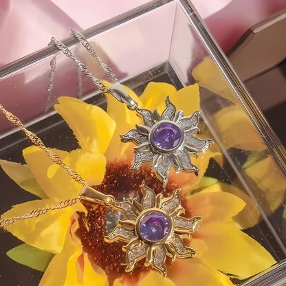 Livurah™  Rapunzel Purple Sun Necklace