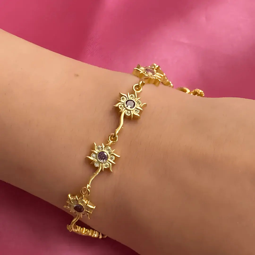 Livurah™  Rapunzel Flowers Sun Bracelet